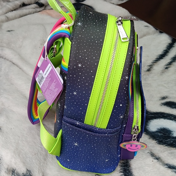 Loungefly Lisa Frank Cosmic Alien Backpack - Picture 4 of 4